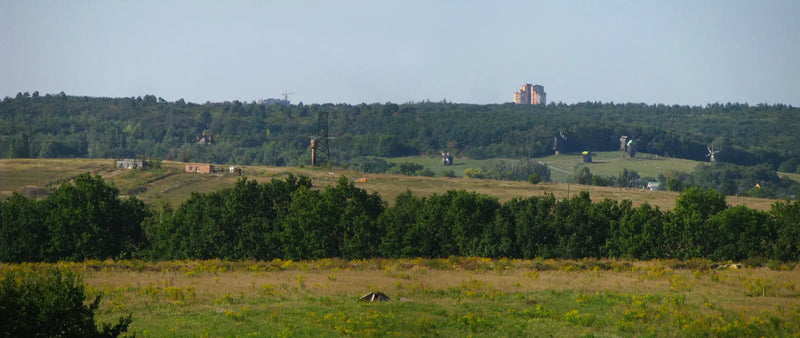 Větrný mlýn na poli - Ivan Chichkine
