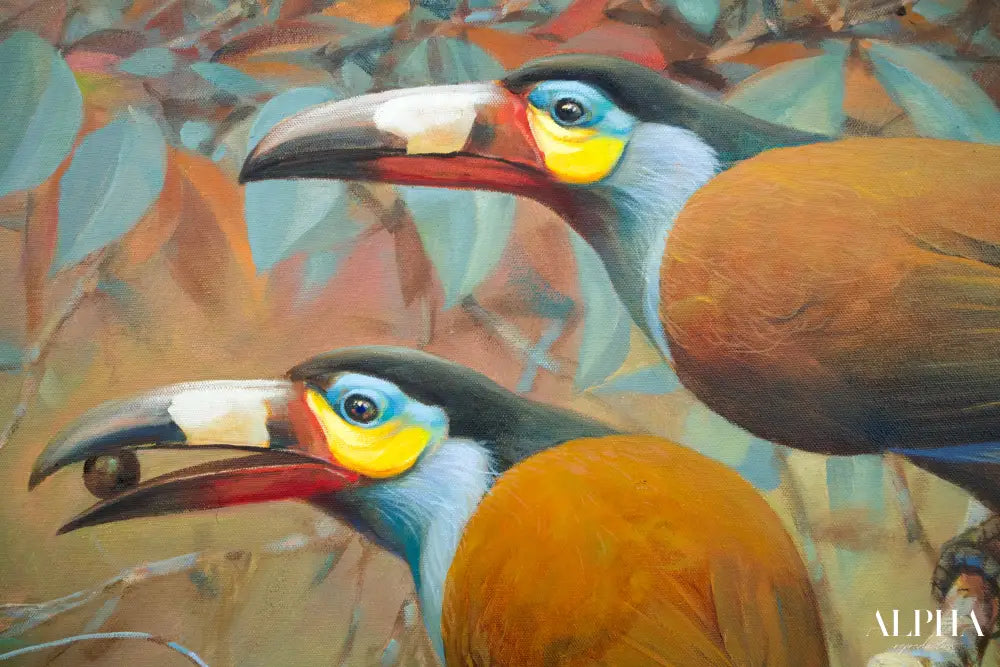 Mountain Toucan – Somchai | 60 x 90 cm Reproductions de tableaux à la peinture à l’huile