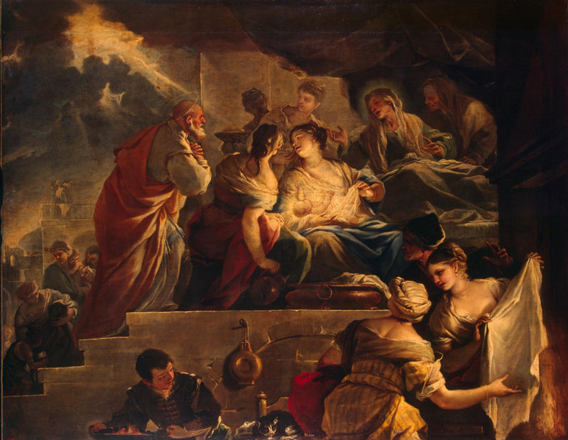 Narození svatého Jana Křtitele - Luca Giordano