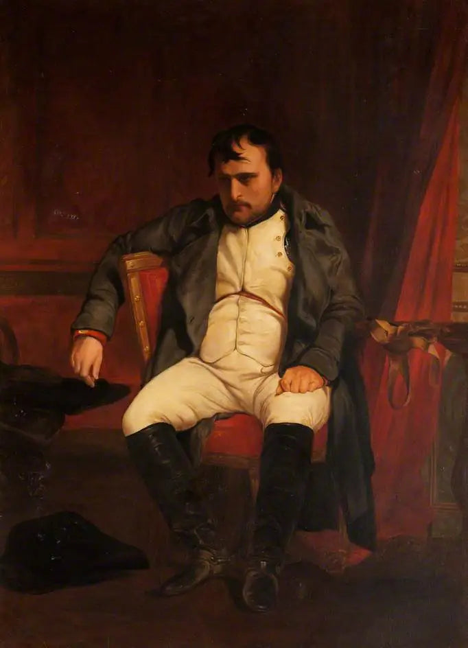 Napoleón v Fontainebleau, 31. března 1814 - Paul Delaroche