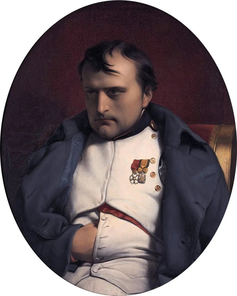 Napoleón v Fontainebleau, 31. března 1814 - Paul Delaroche
