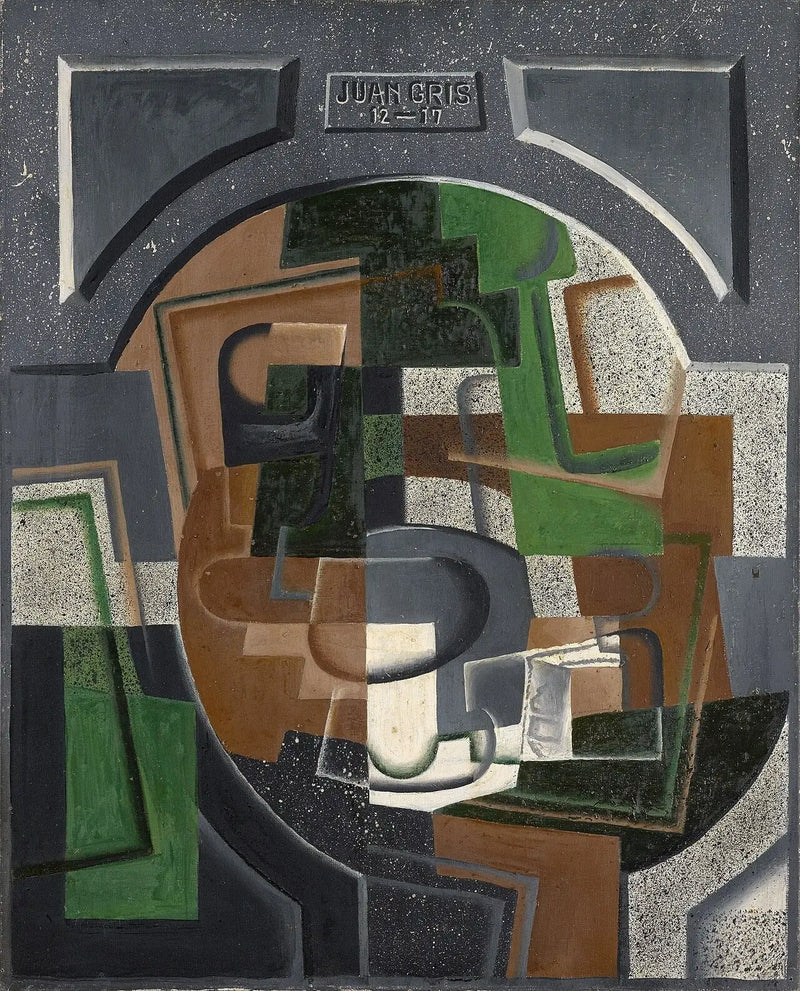 Přírodní scéna s deskou - Juan Gris