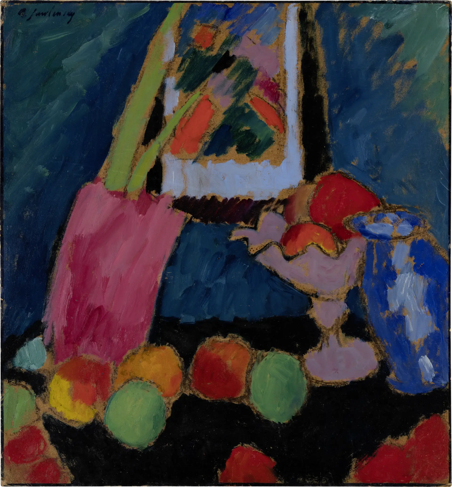 Nature morte au bol violet - Alexej von Jawlensky - Alpha Reproduction