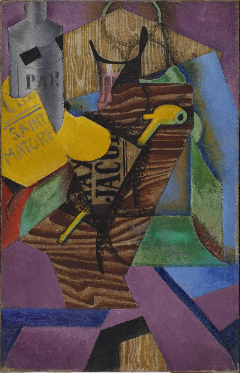 Mrtvá příroda s knihou - Juan Gris