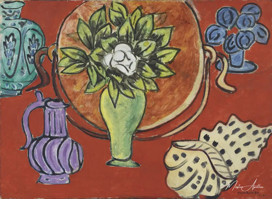 Nature morte au magnolia - Matisse - Reproductions de tableaux et peintures haut de gamme