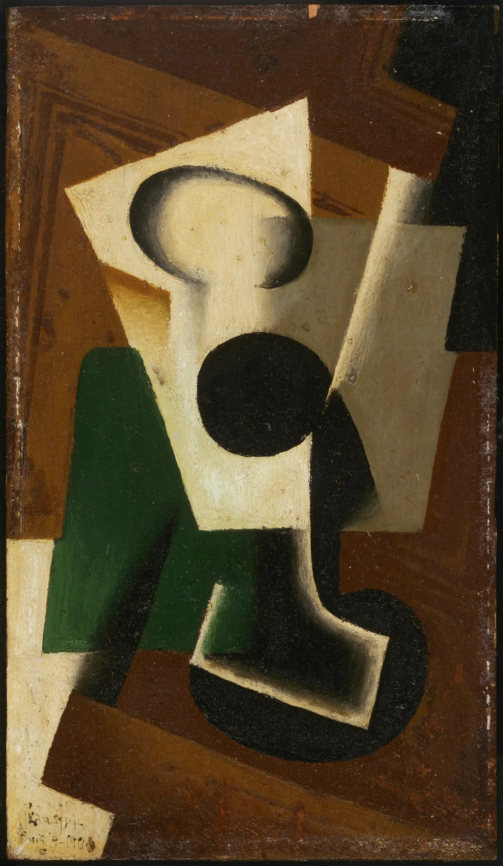 Nature morte au verre - Juan Gris - Alpha Reproduction