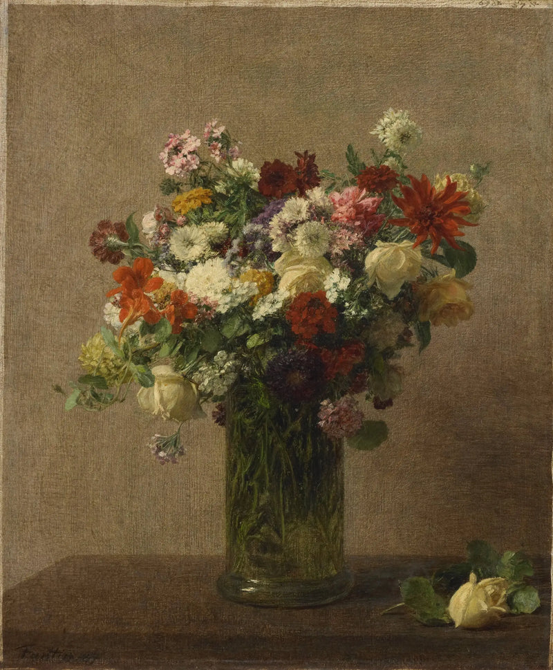 Kytice květin - Henri Fantin-Latour