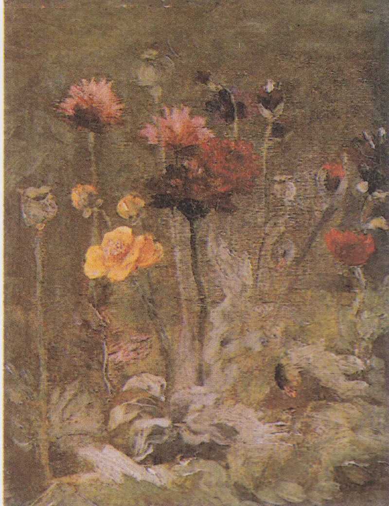 Zátiší se scabiosou a ranunculem - Vincent van Gogh