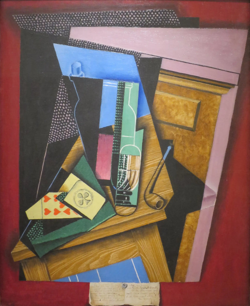 Přírodní smrt s básní - Juan Gris