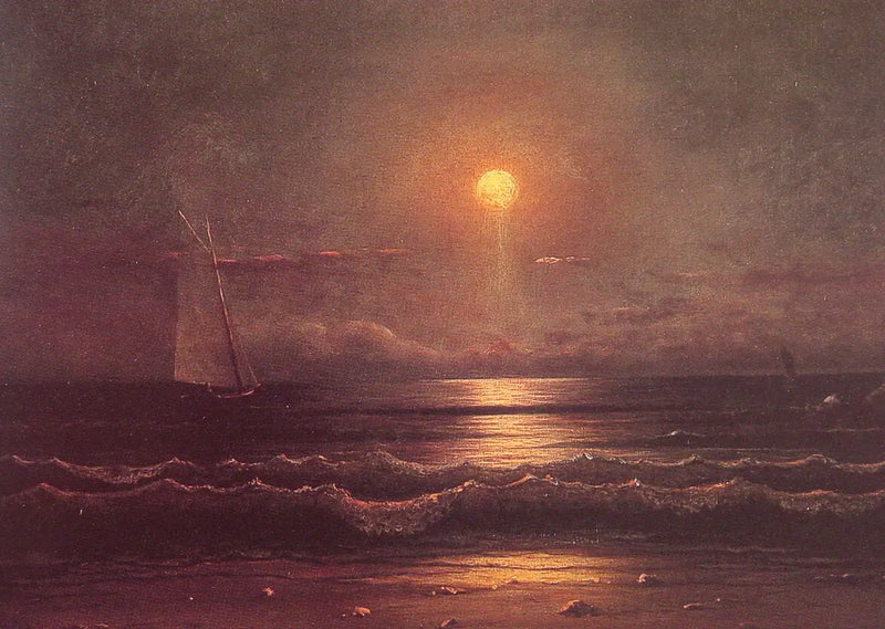 Navigace za měsíčním svitem - Martin Johnson Heade