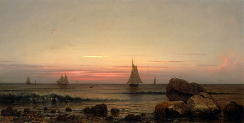 Plavba podél pobřeží - Martin Johnson Heade
