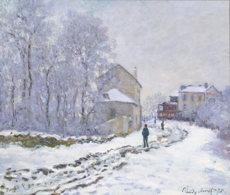 Sníh v Argenteuil - Claude Monet