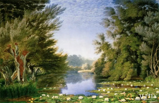 Nénuphars sur la Cherwell - William Turner - Reproductions de tableaux et peintures haut de gamme