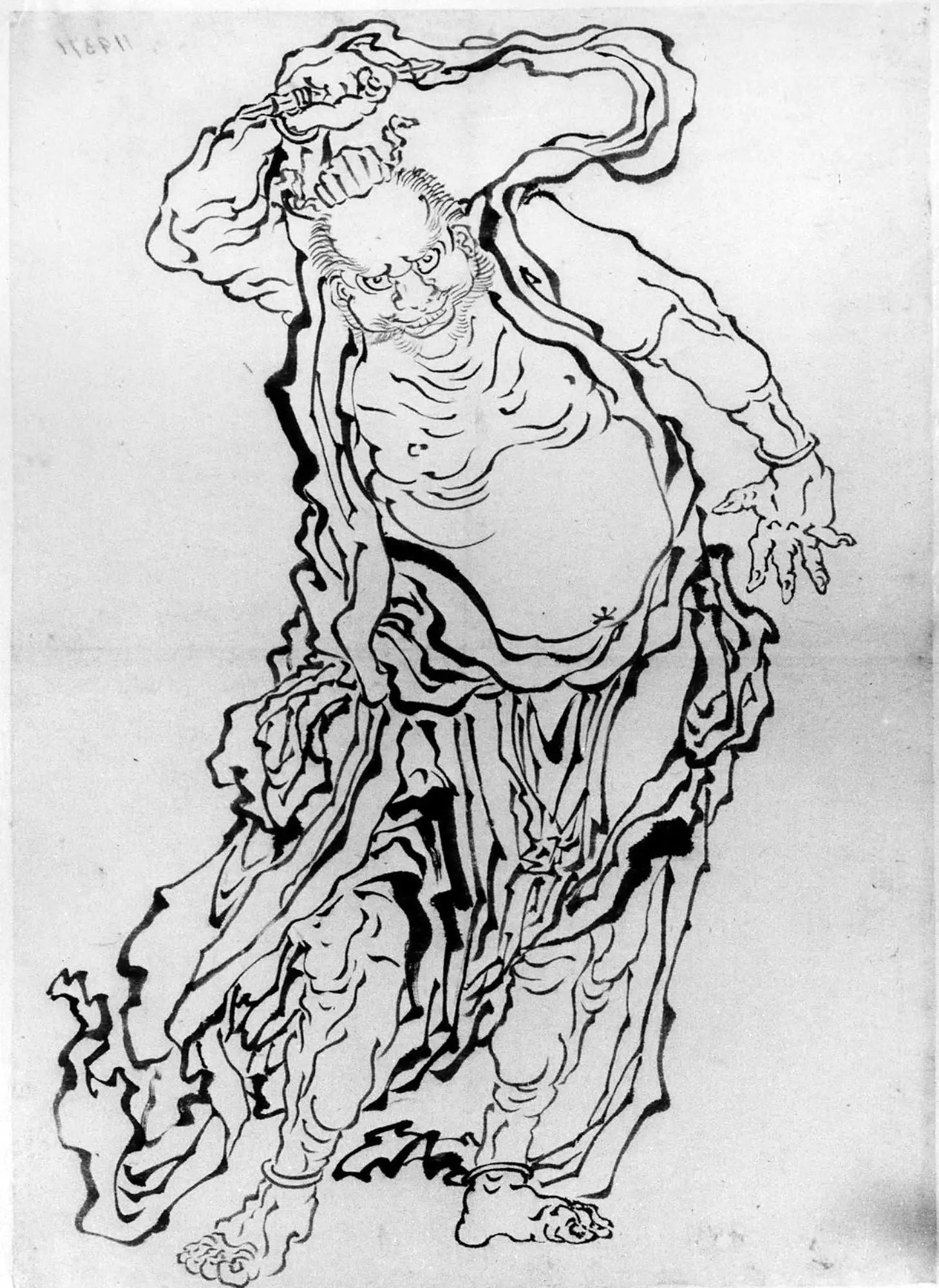 Nio le Gardien - Hokusai - Alpha Reproduction