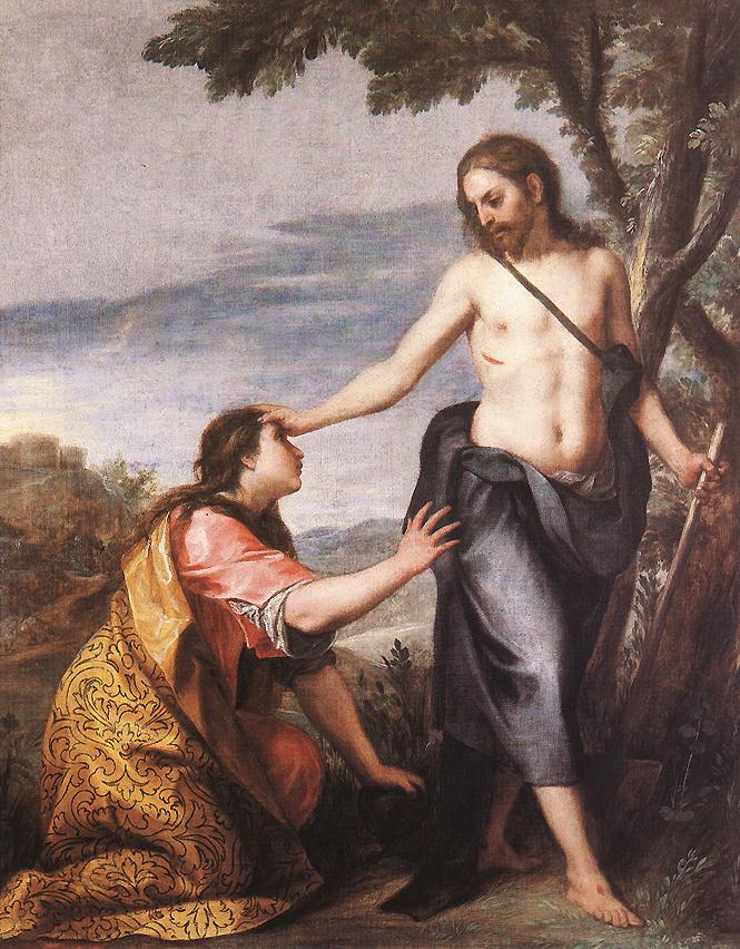 Noli me Tangere (Kristus se zjeviv jako zahradník Marie-Magdaleně) - Alonso Cano
