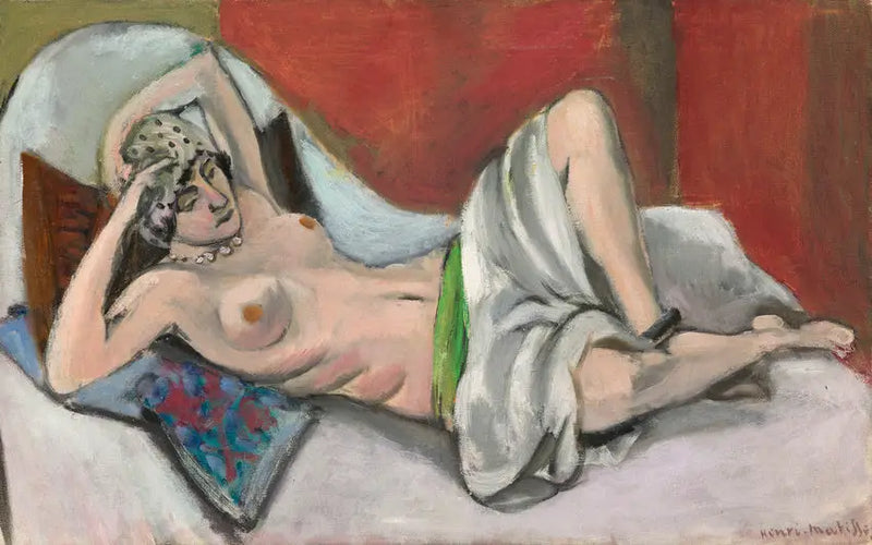Nu draped extended - Henri Matisse