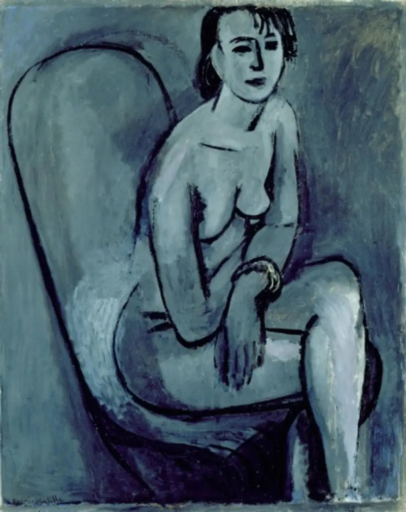 Šedá nuda s náramkem - Henri Matisse