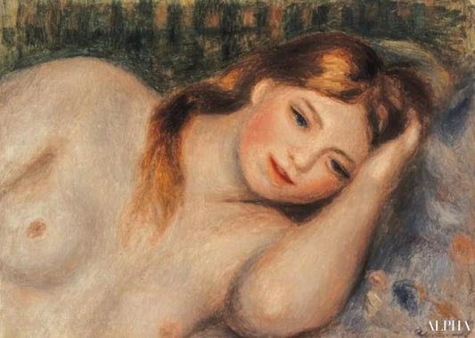 Nu (Jeune fille couchée en buste) - Pierre-Auguste Renoir - Reproductions de tableaux et peintures haut de gamme