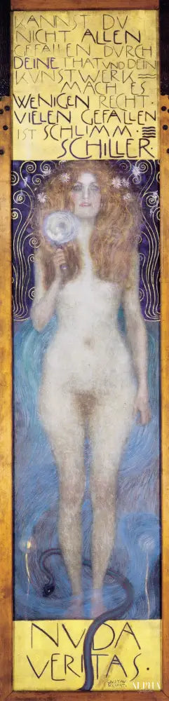 Nuda Veritas - Gustav Klimt - Reproductions de tableaux et peintures haut de gamme