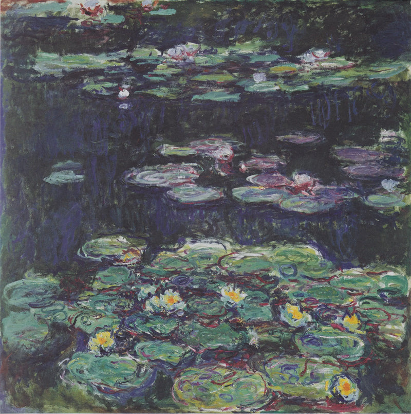 Bílé a žluté lekníny - Claude Monet