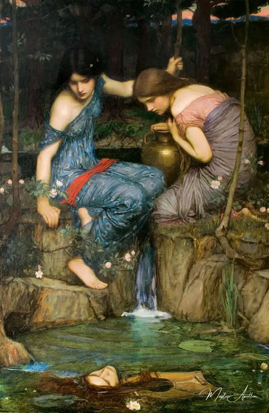 Nymphes trouvant la tête d’Orphée - John William Waterhouse Reproductions de tableaux à la peinture à l’huile