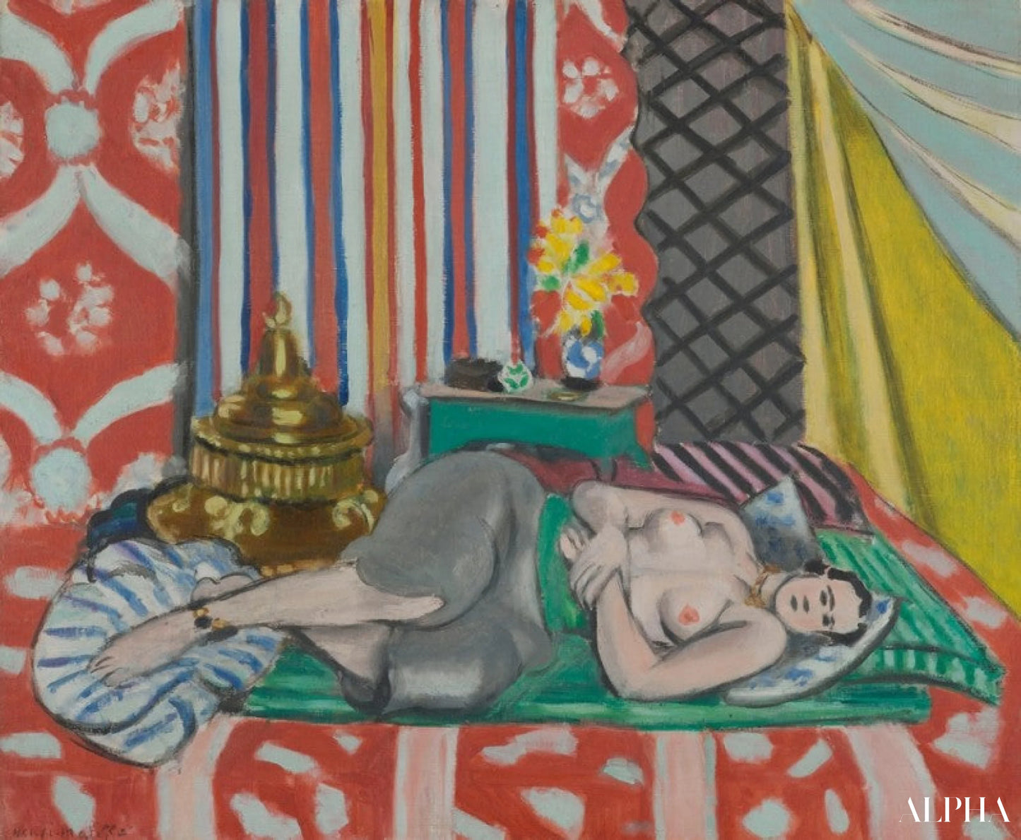 Odalisque à la culotte grise - Matisse - Reproductions de tableaux et peintures haut de gamme