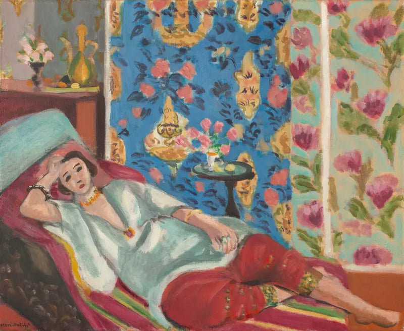Odaliska v červených kalhotkách - Henri Matisse