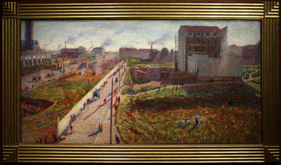 Officine à Porta Romana - Umberto Boccioni - Alpha Reproduction