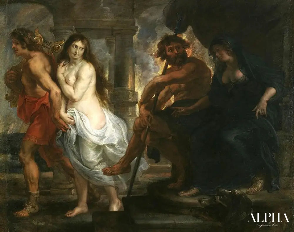 Orphée conduit des Eurydike du Hades - Peter Paul Rubens - Reproductions de tableaux et peintures haut de gamme