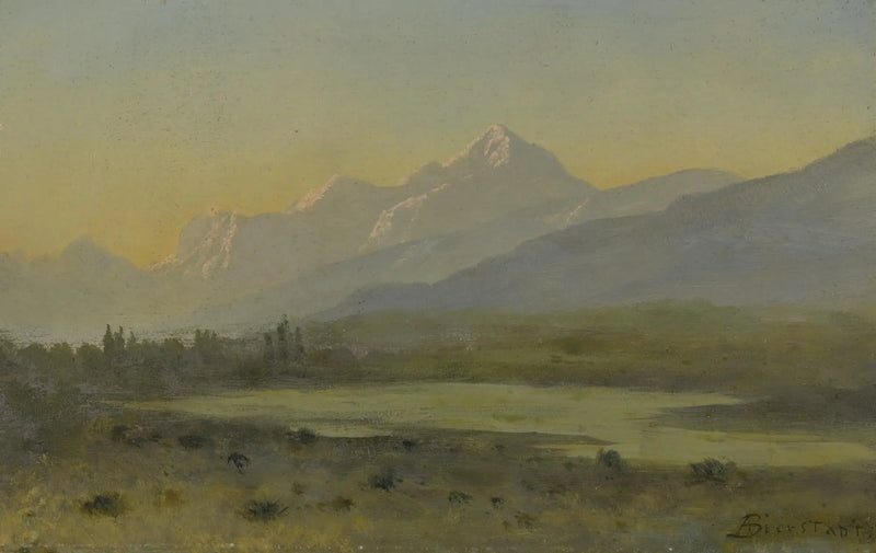 Údolí Owens, Kalifornie - Albert Bierstadt