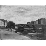 Paříž. Le Pont-neuf - Jean-Baptiste Camille Corot