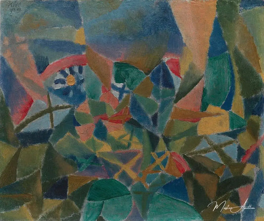 Parterre de fleurs - Paul Klee - Reproductions de tableaux et peintures haut de gamme