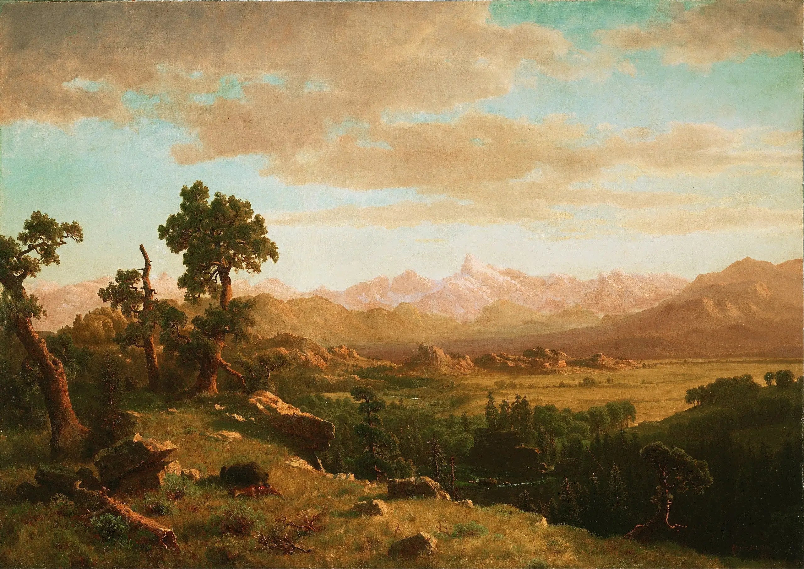 Pays de Wind River - Albert Bierstadt - Alpha Reproduction