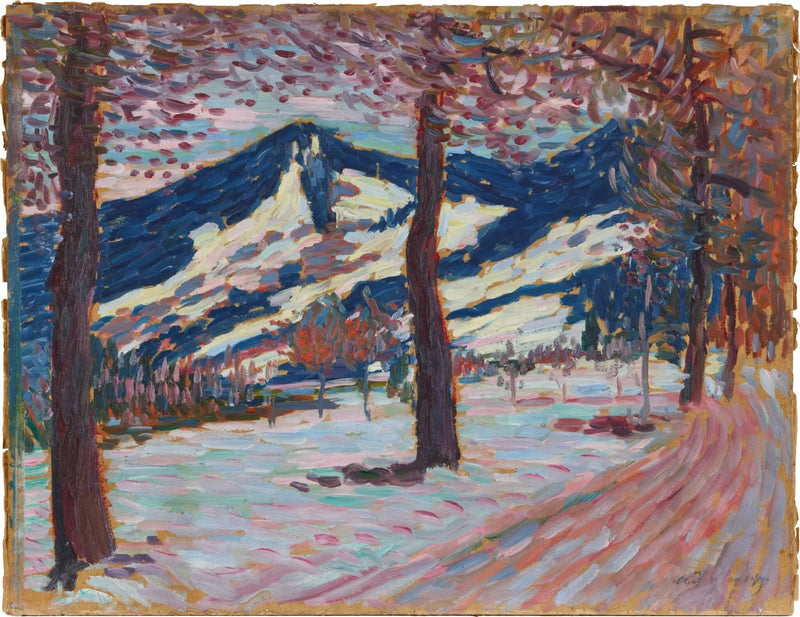 Krajina u Füssen (jaro) - Alexej von Jawlensky