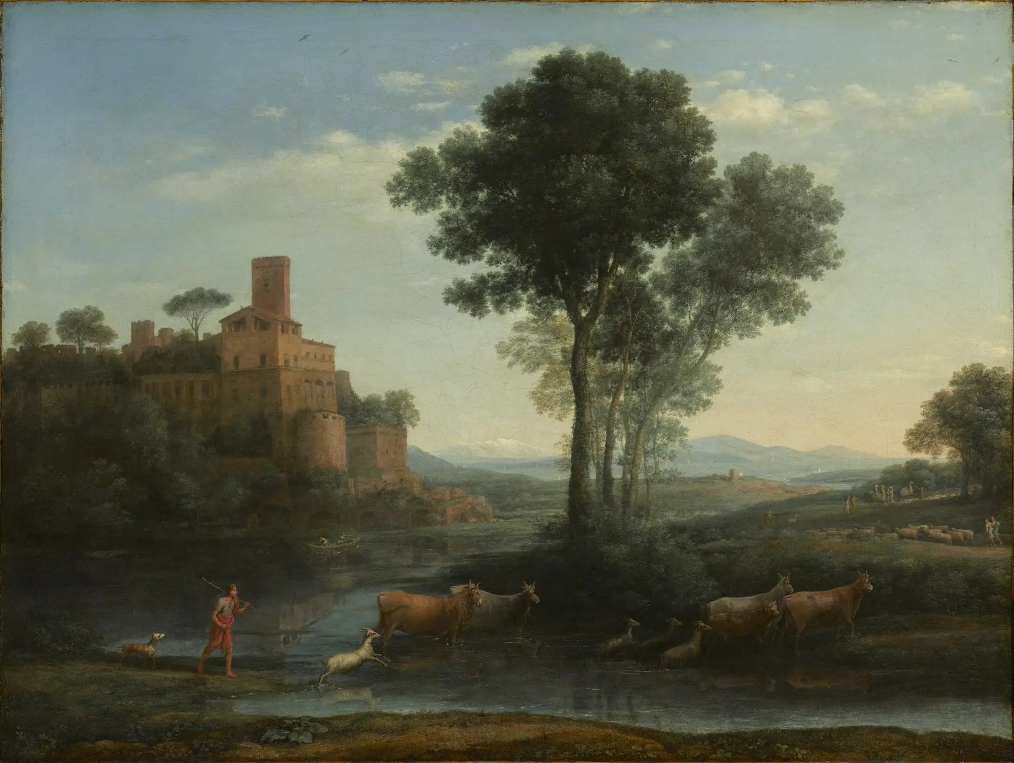 Paysage avec le voyage de Jacob - Claude Lorrain - Alpha Reproduction