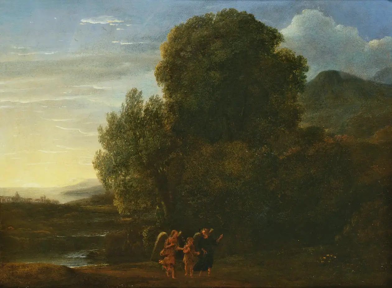 Paysage avec saint Jean Baptiste - Claude Lorrain - Alpha Reproduction