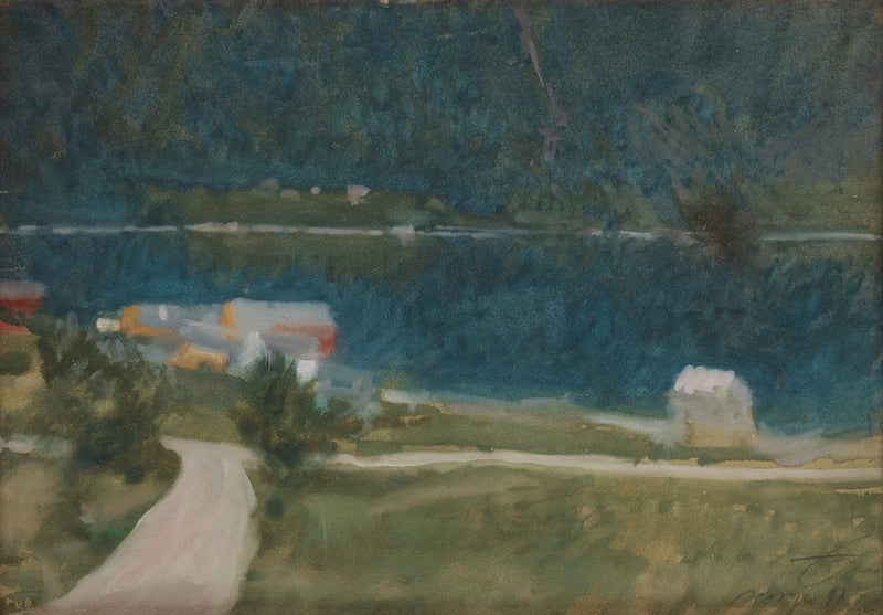 Fjordová krajina - Anders Zorn