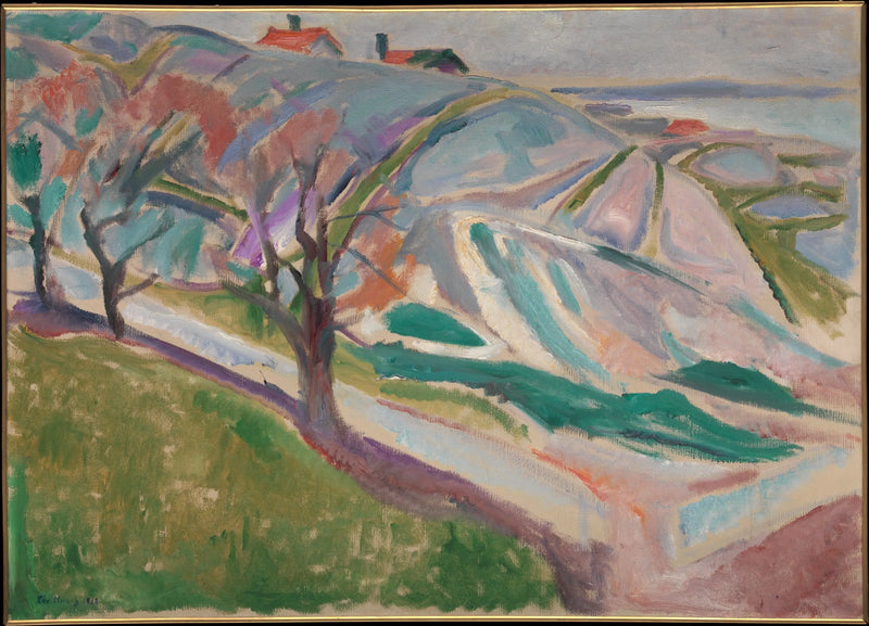 Krajina Kragerø - Edvard Munch