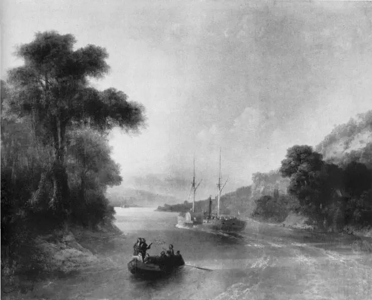 Paysage en Crimée. - Ivan Aïvazovski - Alpha Reproduction