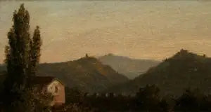Italská krajina (dříve Les Catskills de Saugerties) - Thomas Cole