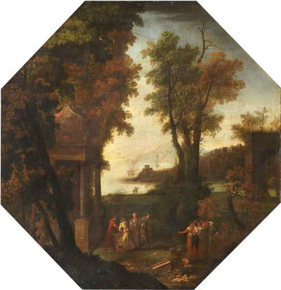 Paysage italien - Claude Lorrain - Alpha Reproduction