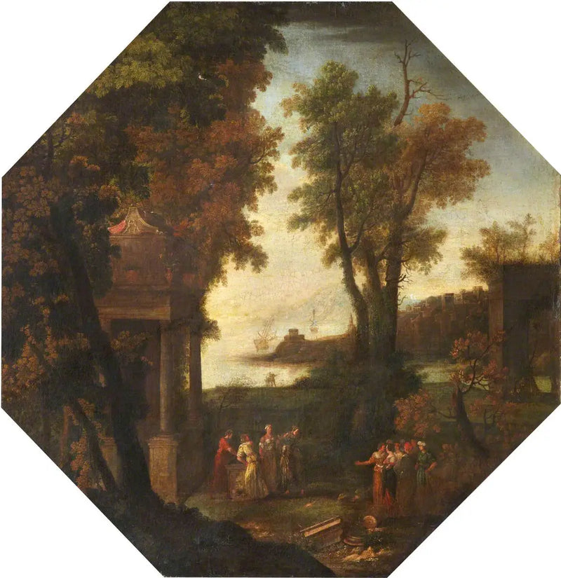 Italská krajina - Claude Lorrain