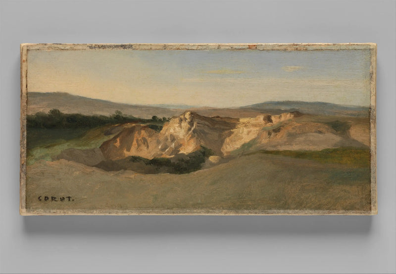 Italská krajina - Jean-Baptiste Camille Corot