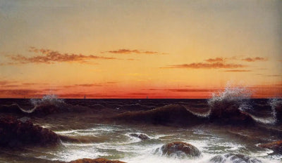 Paysage marin - Coucher de soleil - Martin Johnson Heade - Alpha Reproduction
