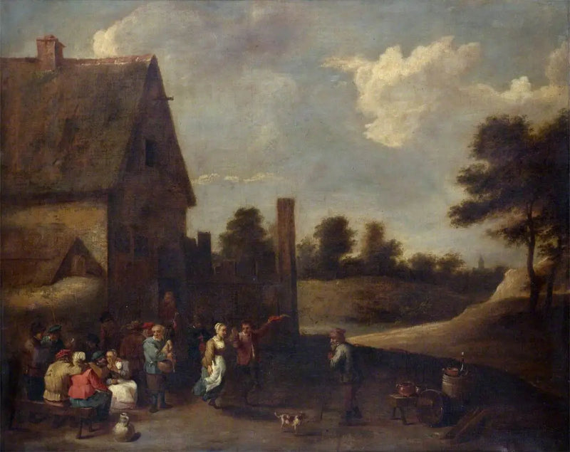 Farmáři na oslavě - David Teniers mladší