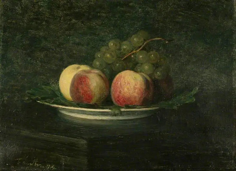 Broskve a hrozny - Henri Fantin-Latour