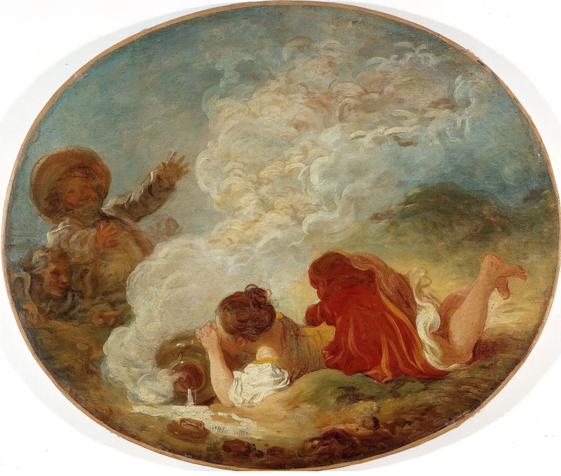 Perrette et le pot au lait - Jean-Honoré Fragonard