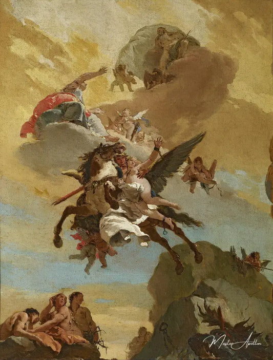 Persée et Andromède - Giambattista Tiepolo - Reproductions de tableaux et peintures haut de gamme