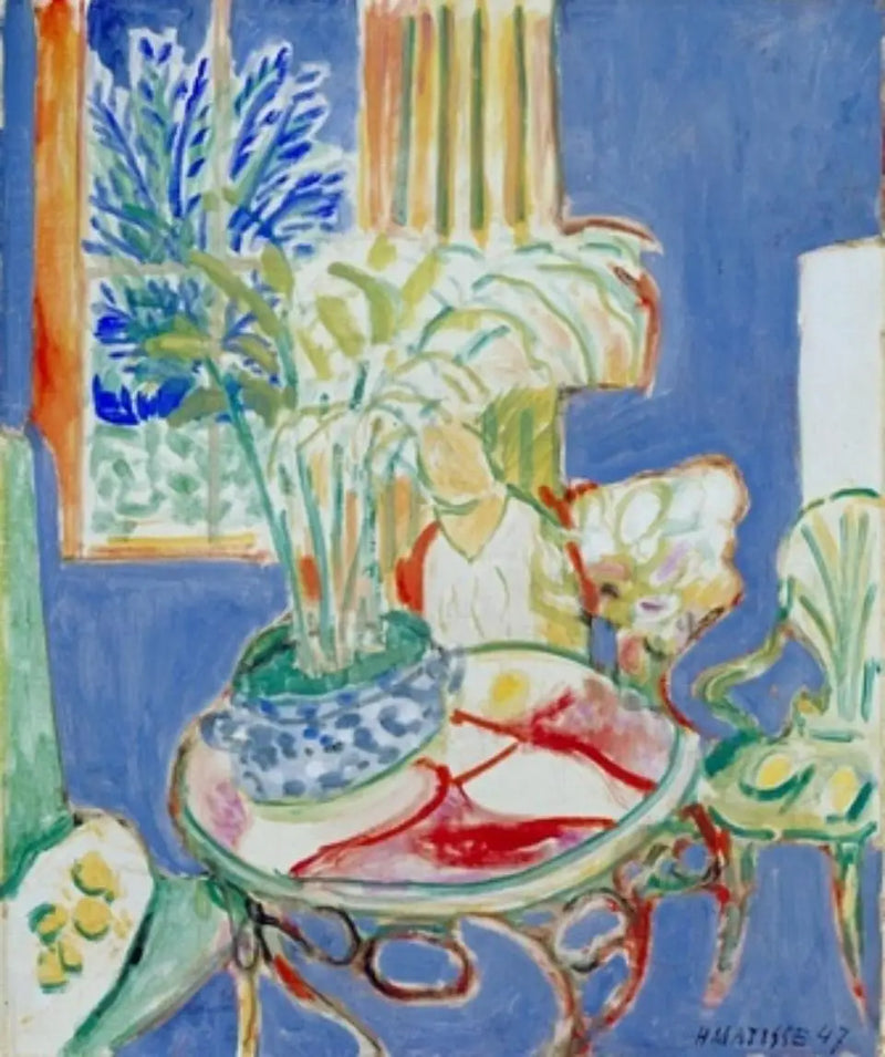 Malý modrý interiér - Henri Matisse