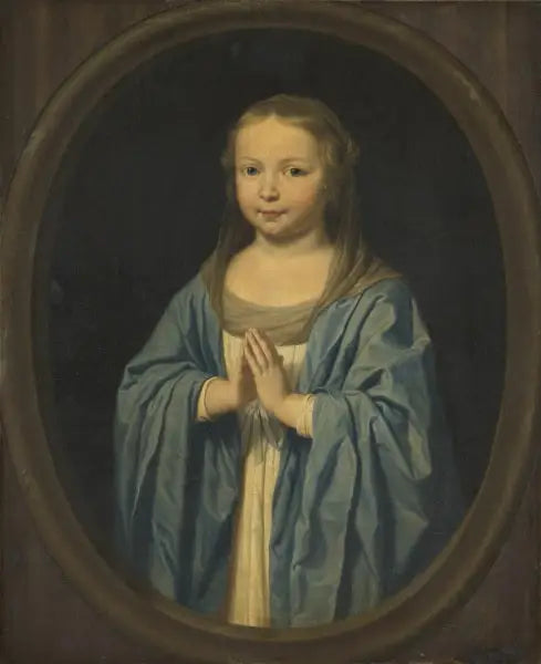 Petite fille aux mains articulées - Philippe de Champaigne - Alpha Reproduction